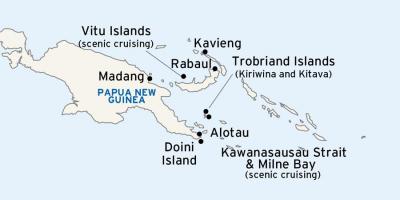 Kart over alotau papua ny-guinea