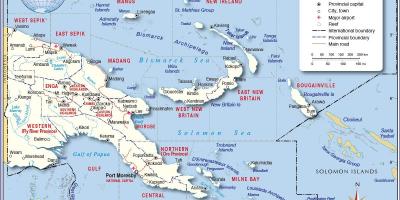 Kart over tari papua ny-guinea 